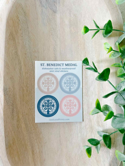 St. Benedict Medal - Sticker Set