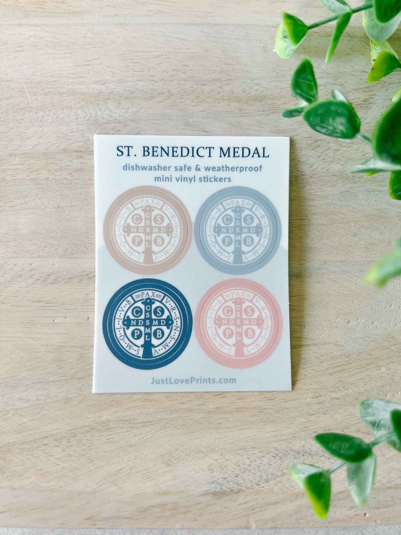 St. Benedict Medal - Sticker Set