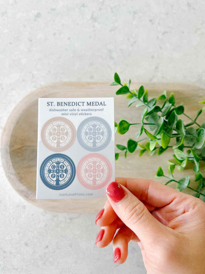 St. Benedict Medal - Sticker Set
