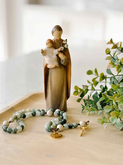 St. Joseph - Painted Wooden Statue