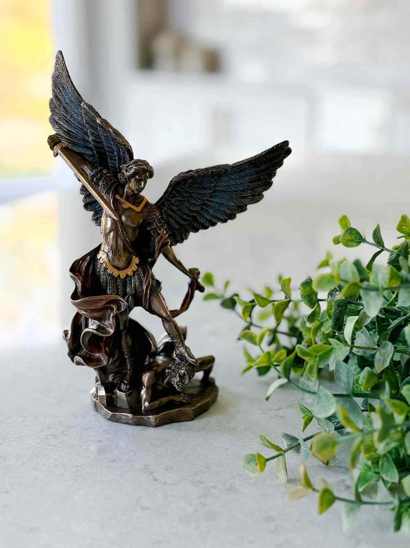 St. Michael the Archangel Statue - Bronze