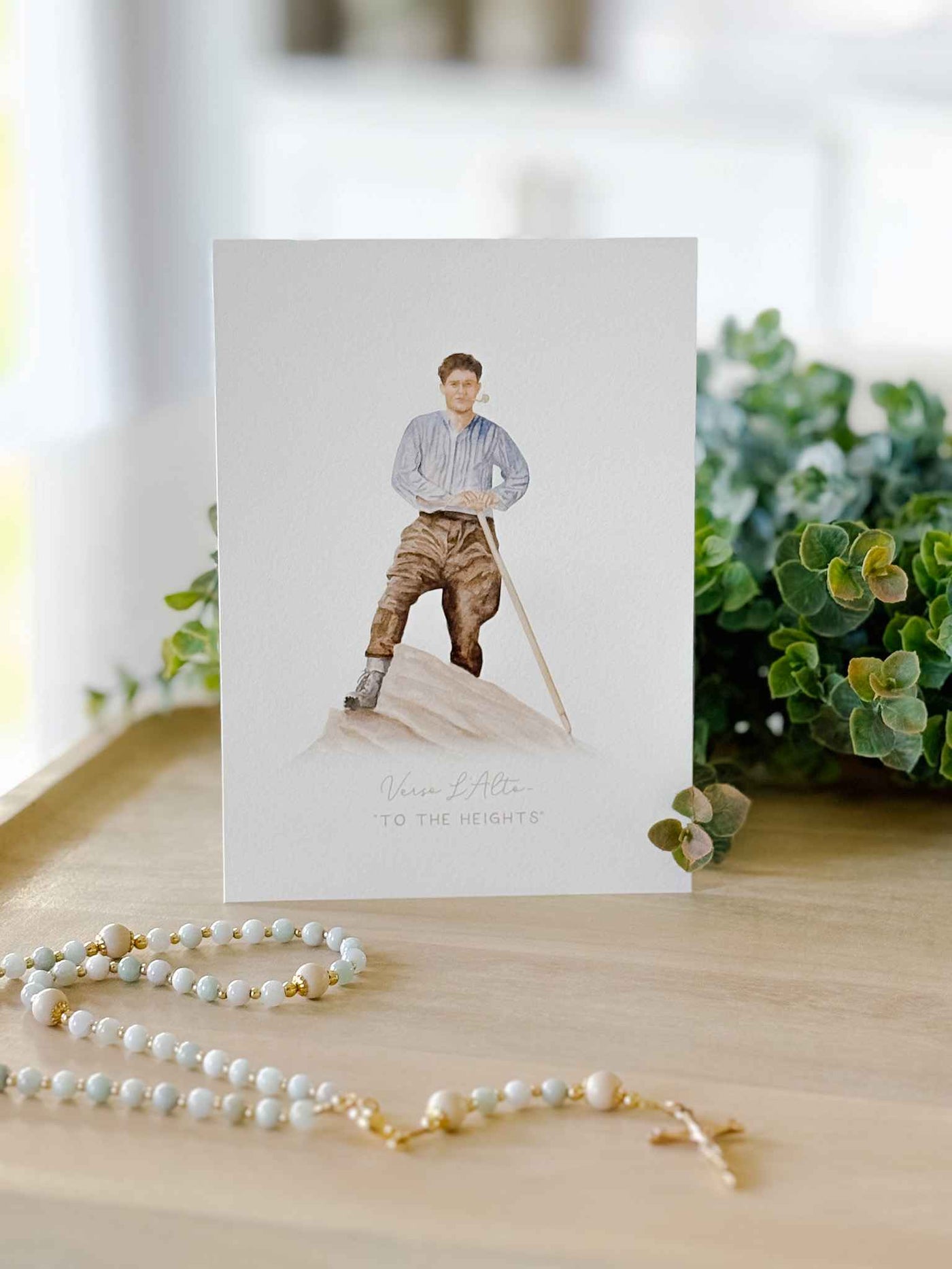 St. Pier Giorgio Frassati - Verso l'Alto - To the Heights - Art Print