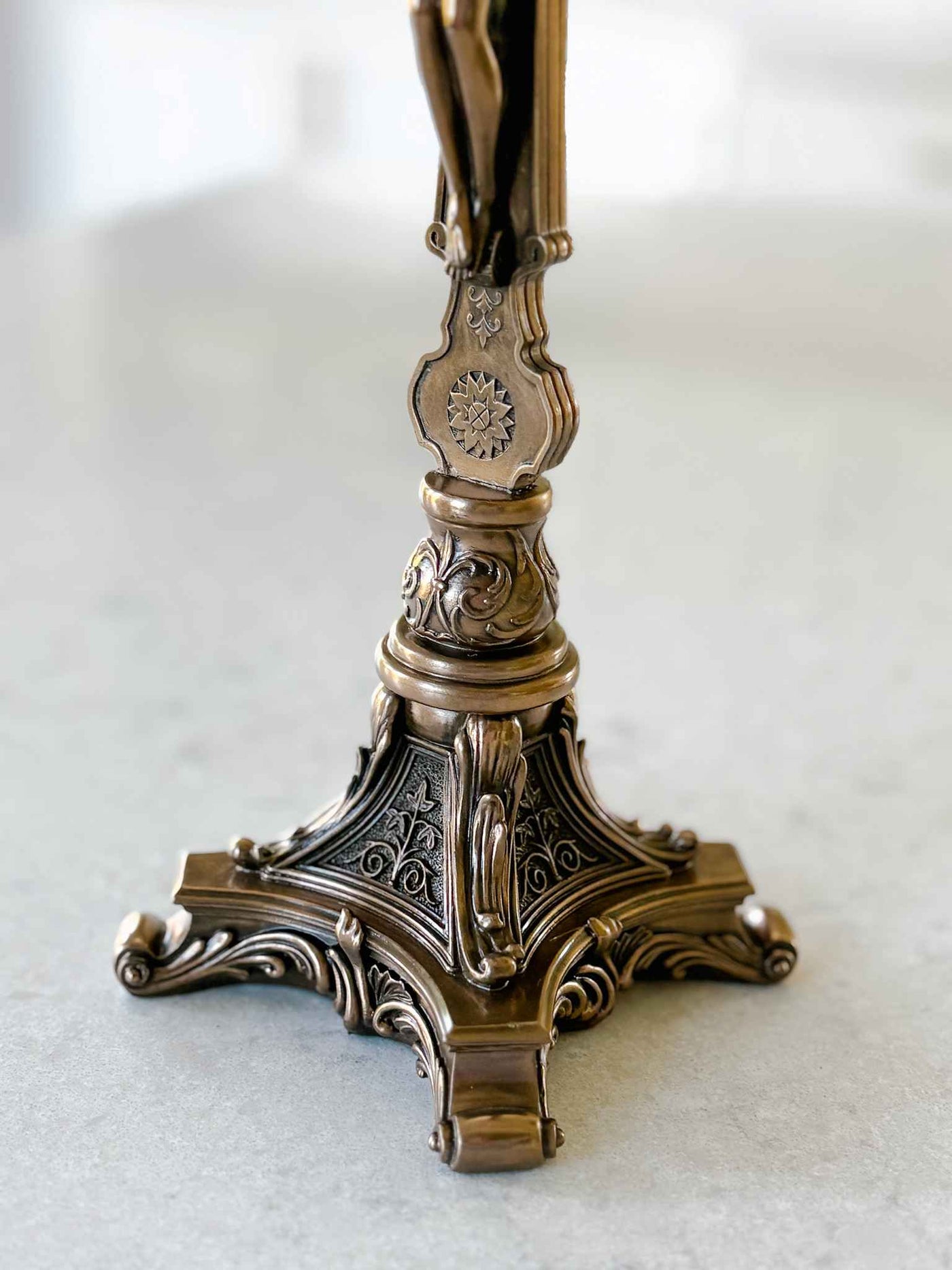 Standing Crucifix - Bronze