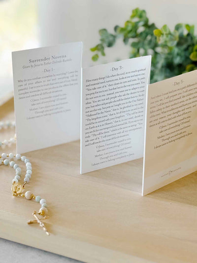 Surrender Novena Prayer Card