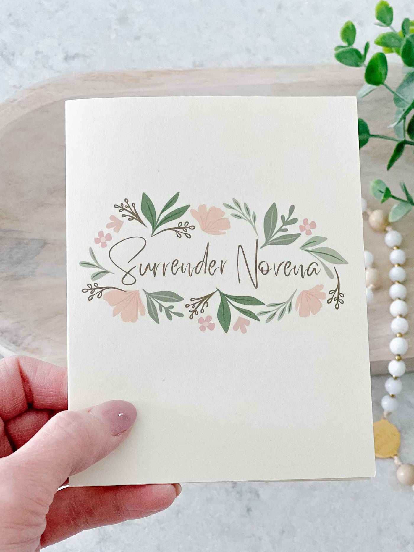 Surrender Novena Prayer Card