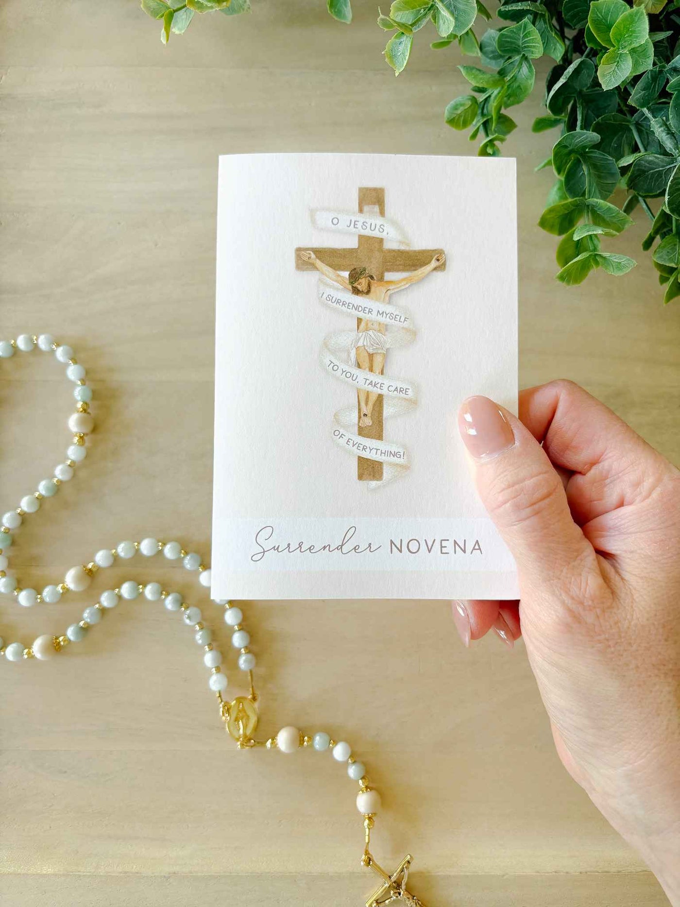 Surrender Novena Prayer Card