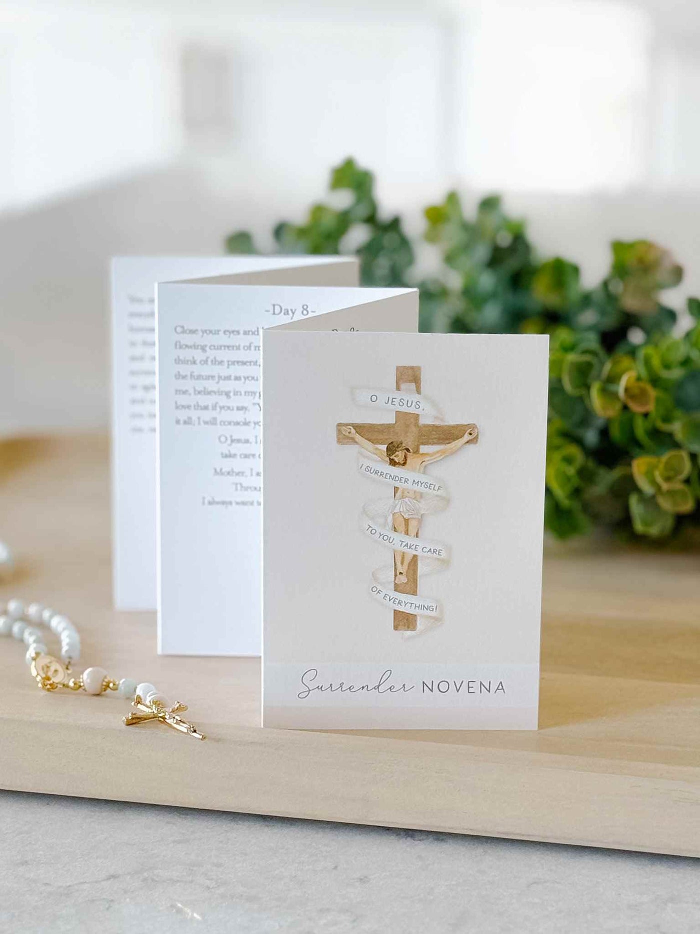 Surrender Novena Prayer Card
