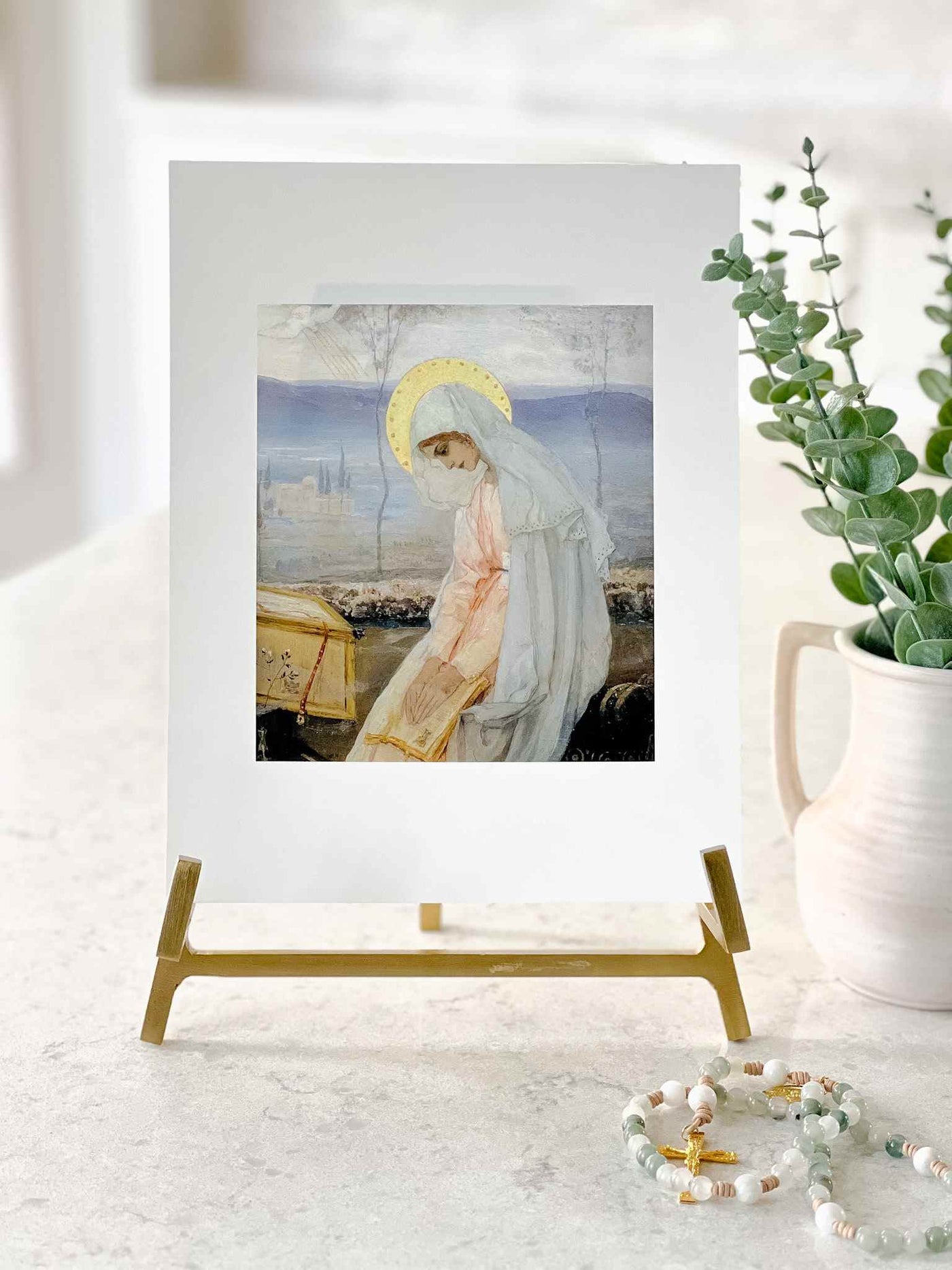 The Annunciation : The Virgin Mary - Print