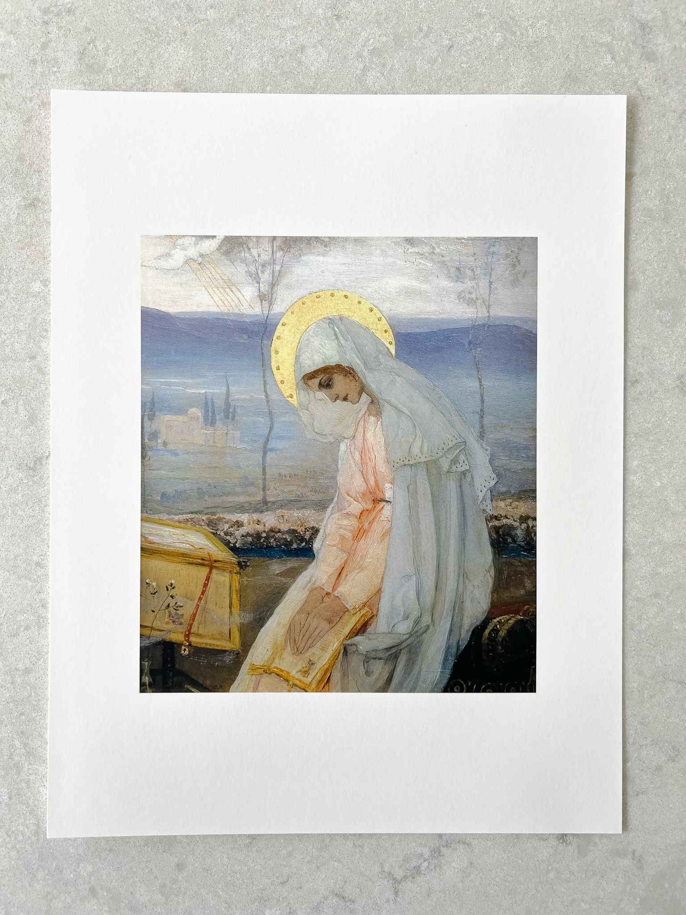 The Annunciation : The Virgin Mary - Print