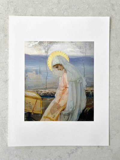 The Annunciation : The Virgin Mary - Print