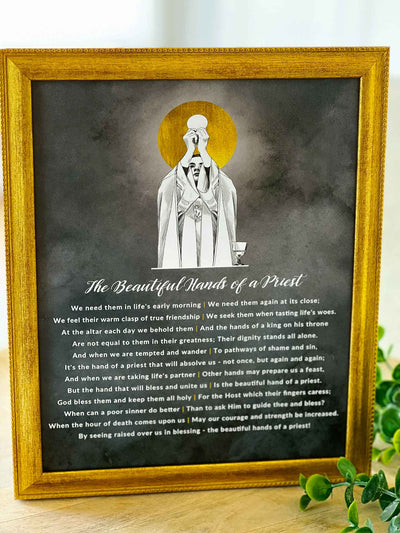 The Beautiful Hands of a Priest - Print