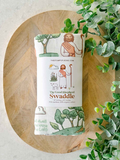 The Good Shepherd Muslin Swaddle