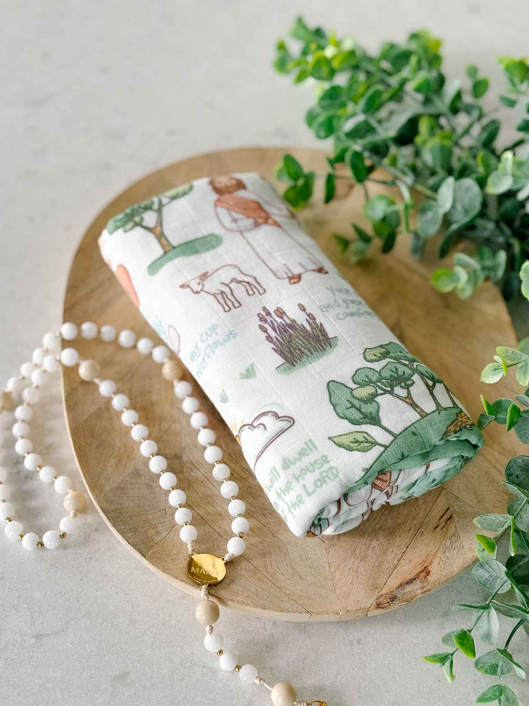 The Good Shepherd Muslin Swaddle