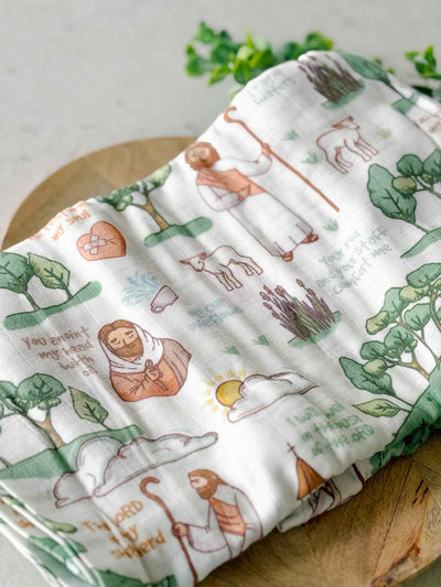 The Good Shepherd Muslin Swaddle