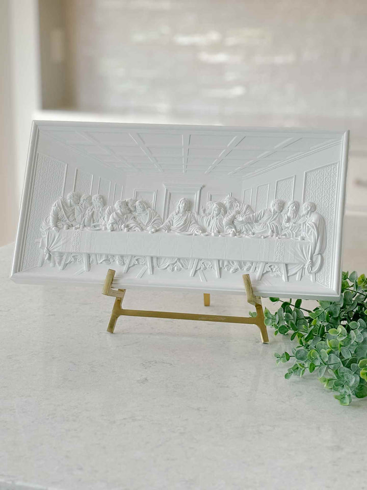 The Last Supper Plaque - White
