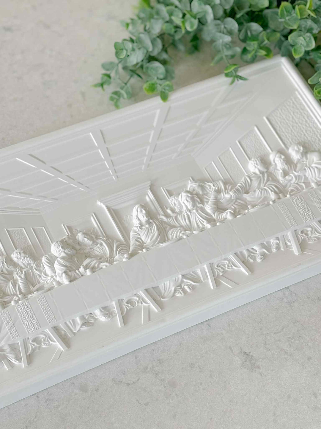 The Last Supper Plaque - White