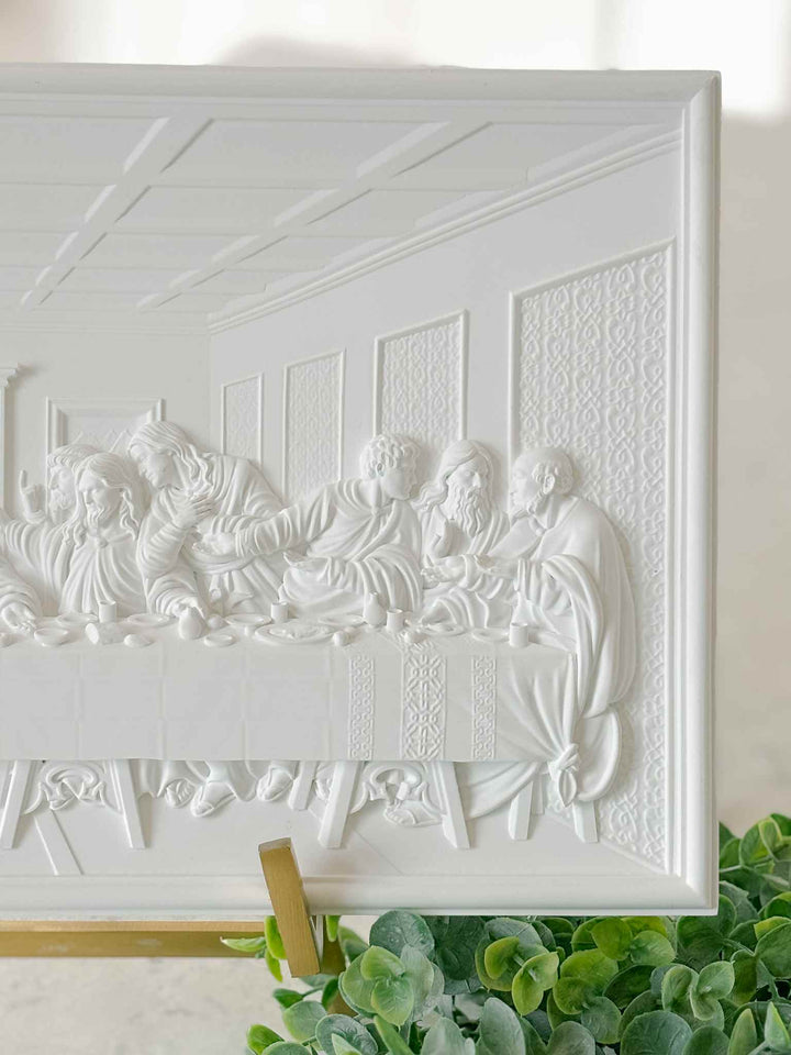 The Last Supper Plaque - White – House of Joppa