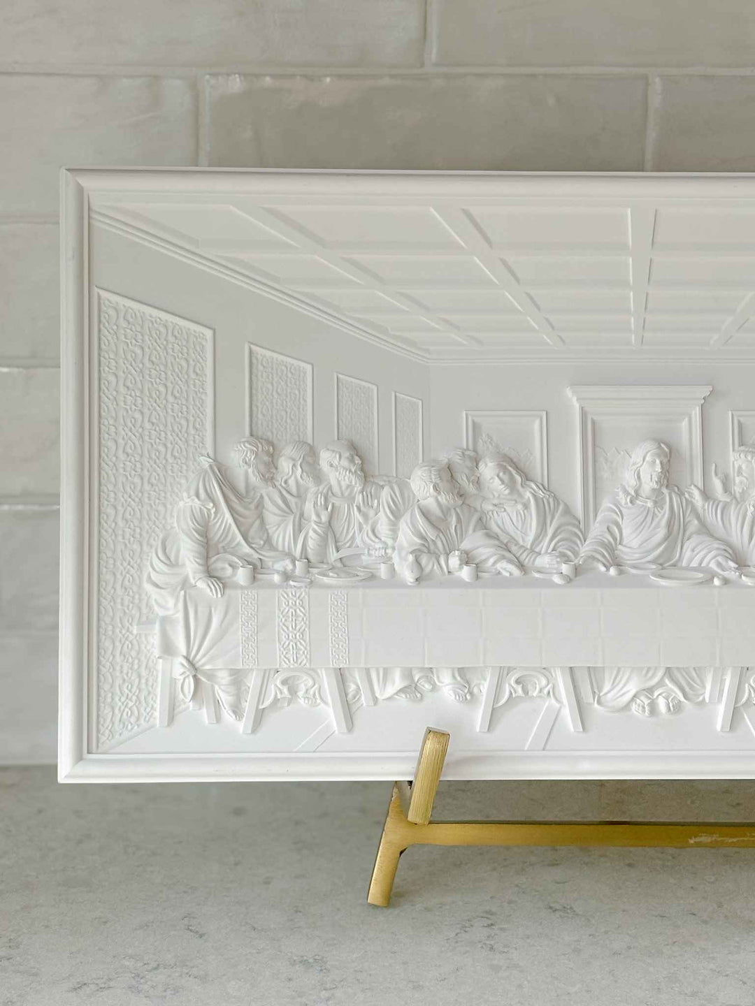 The Last Supper Plaque - White