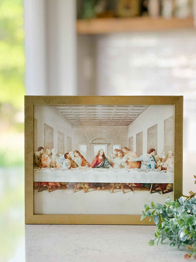 The Last Supper - Watercolor Modern Art Print