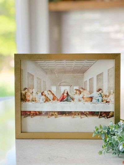 The Last Supper - Watercolor Modern Art Print