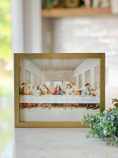 The Last Supper - Watercolor Modern Art Print