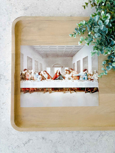 The Last Supper - Watercolor Modern Art Print
