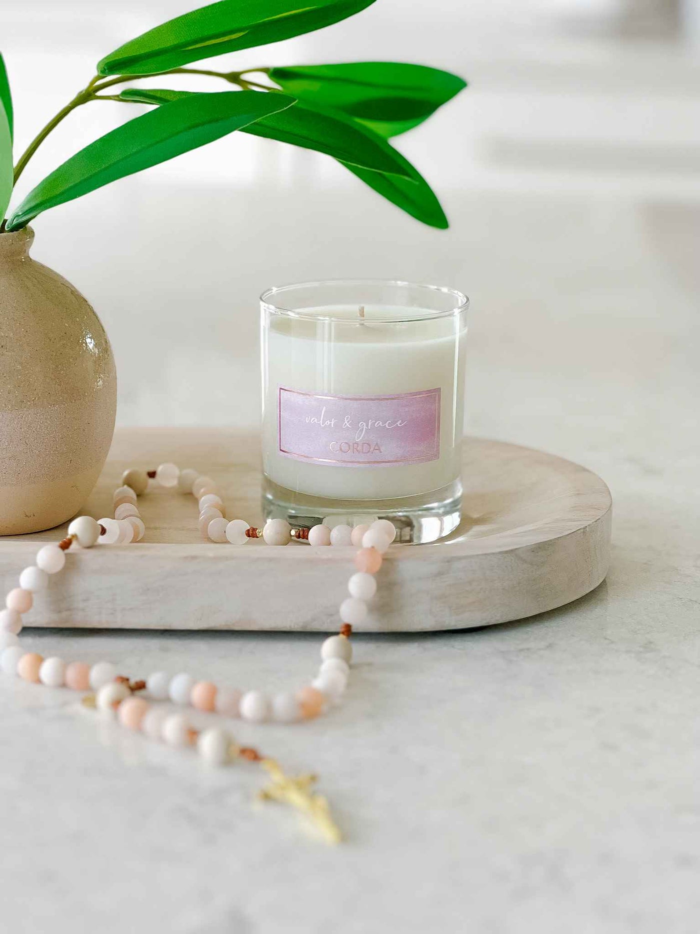 Valor & Grace Candle - St. Joan of Arc | French Oak + Lavender