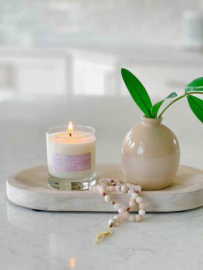 Valor & Grace Candle - St. Joan of Arc | French Oak + Lavender