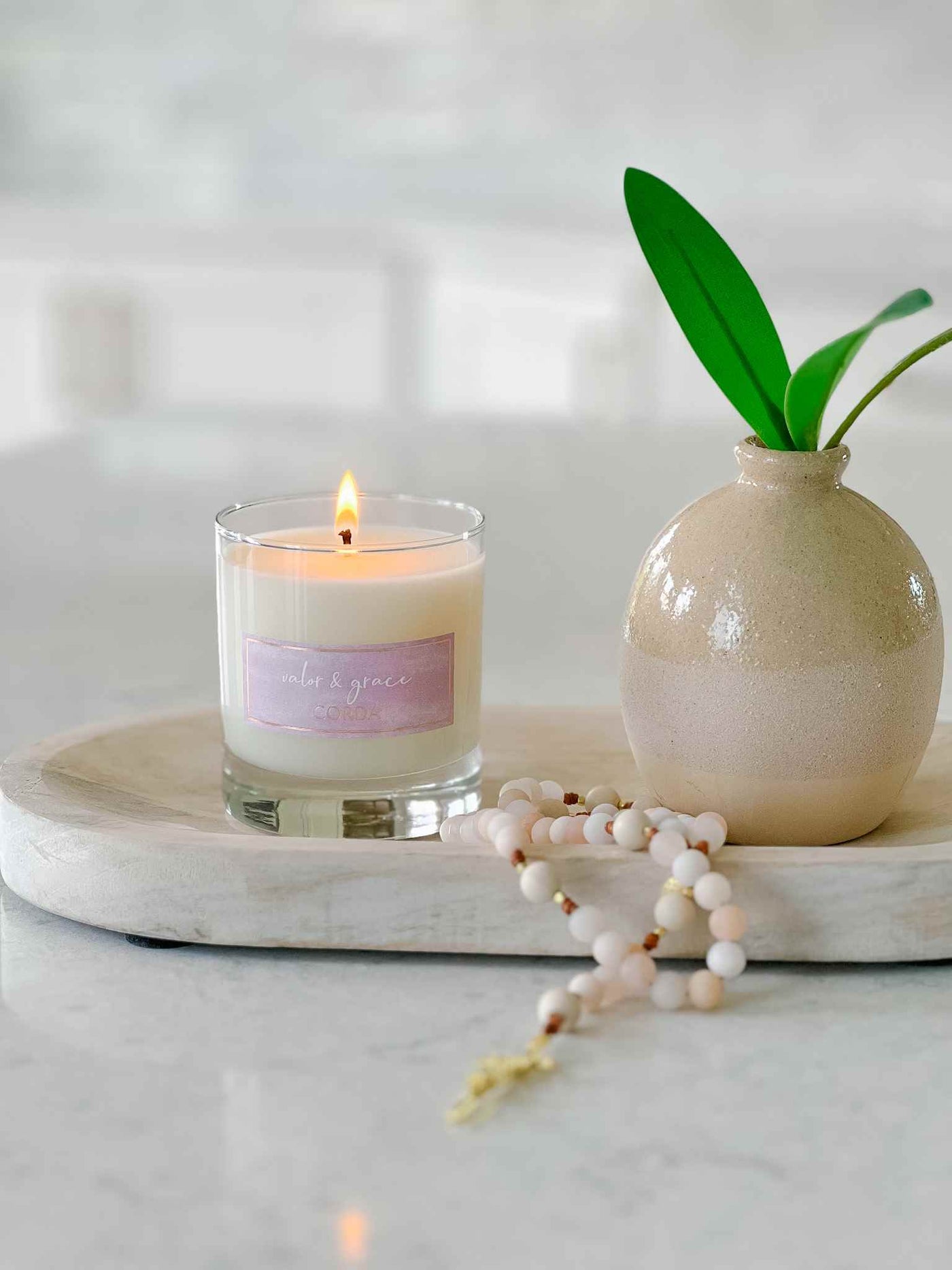 Valor & Grace Candle - St. Joan of Arc | French Oak + Lavender