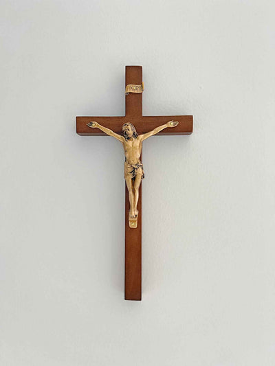 Walnut Wood Crucifix