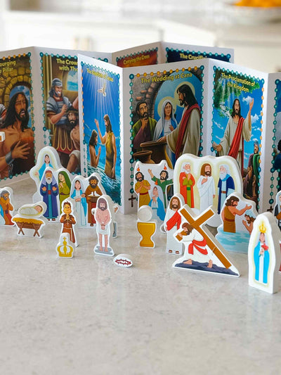 Wooden Rosary Set - Pray & Play