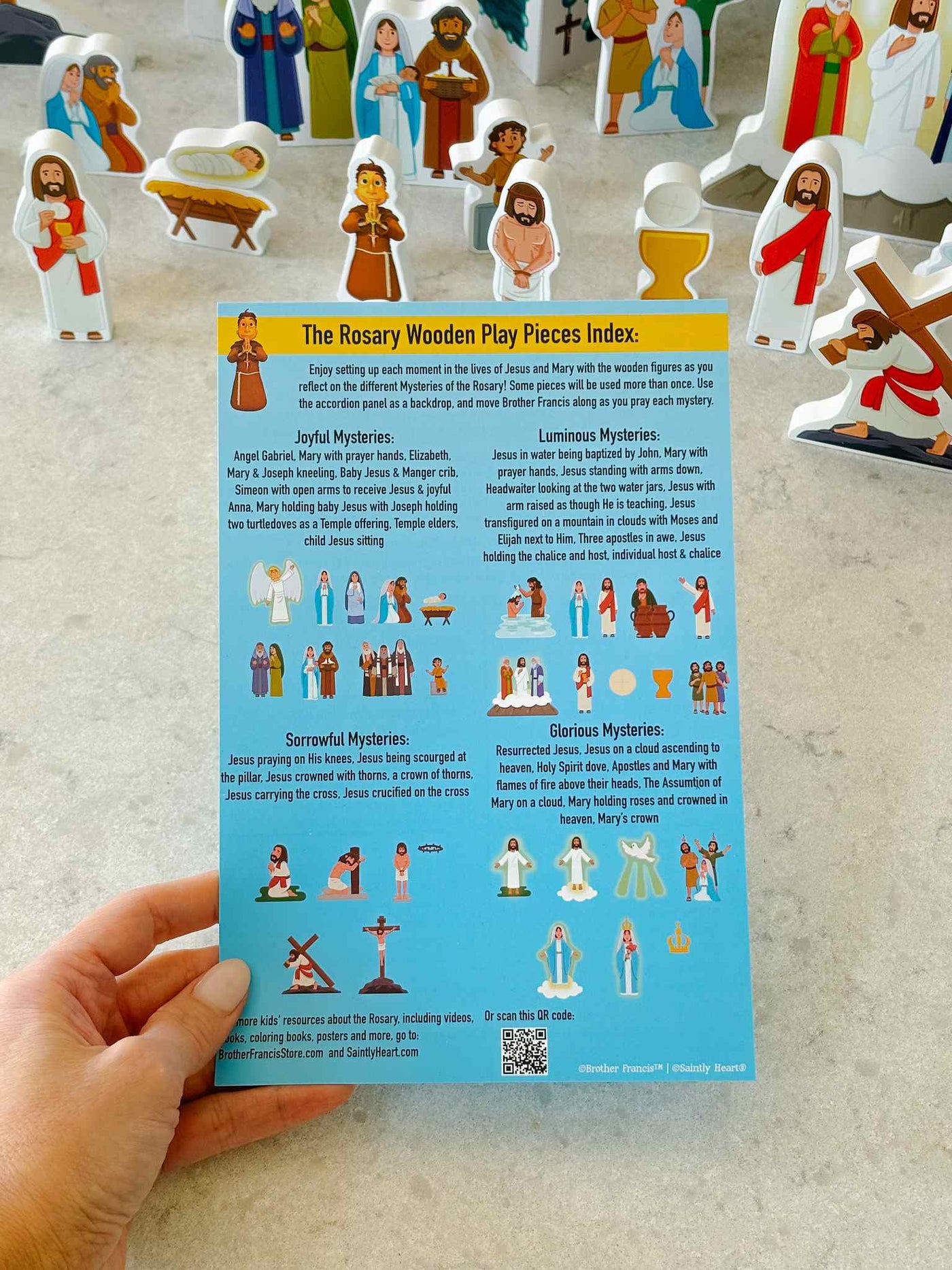 Wooden Rosary Set - Pray & Play