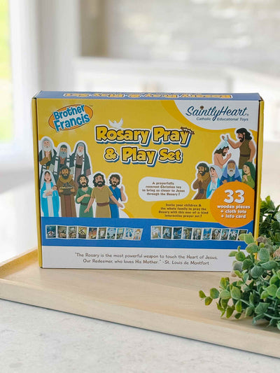 Wooden Rosary Set - Pray & Play