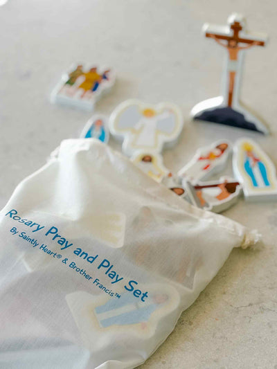 Wooden Rosary Set - Pray & Play