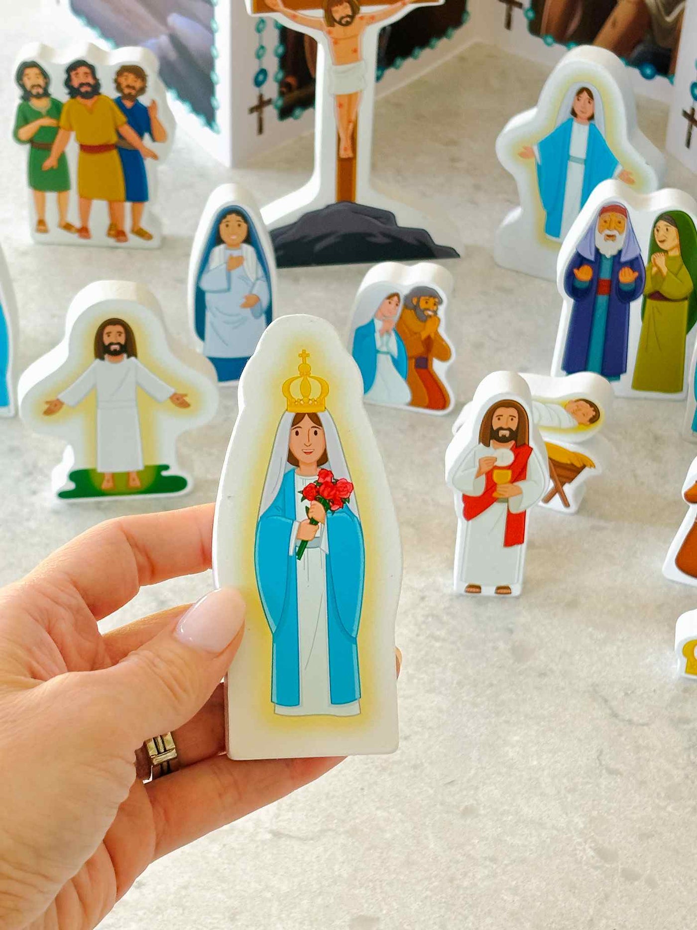 Wooden Rosary Set - Pray & Play
