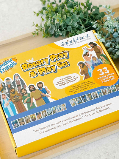 Wooden Rosary Set - Pray & Play