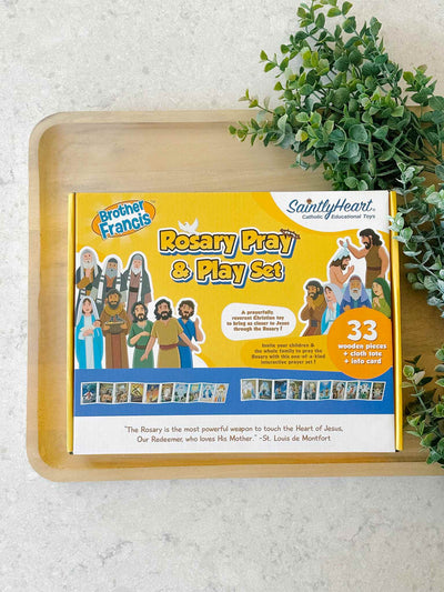 Wooden Rosary Set - Pray & Play