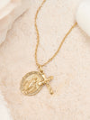 Miraculous Medal & Crucifix Necklace