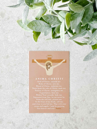 Anima Christi Prayer Card