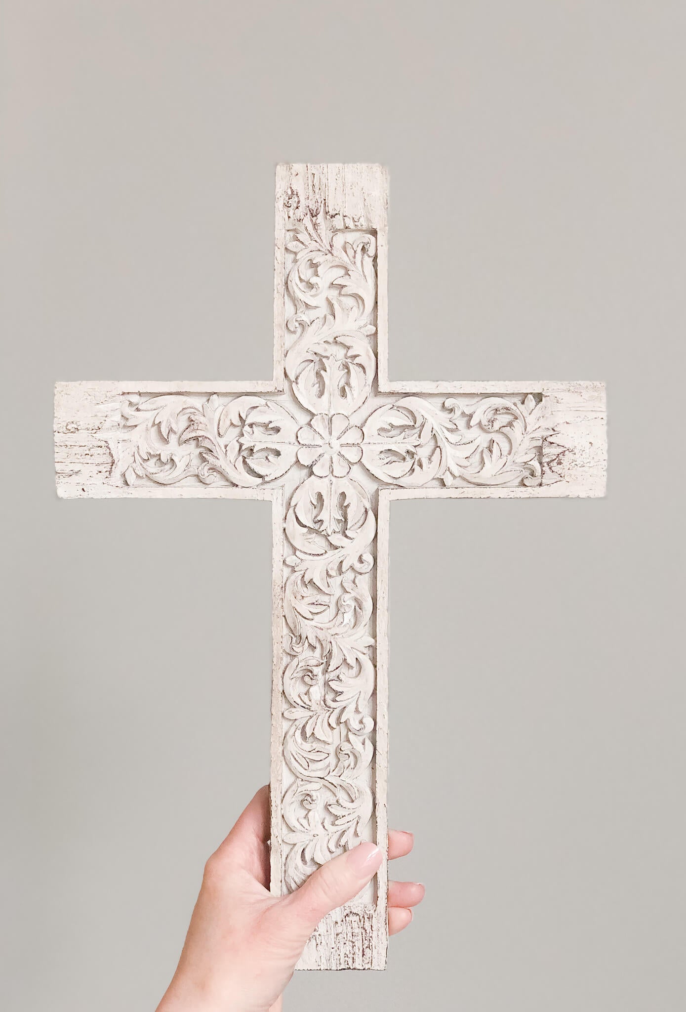 Antiqued Wall Cross