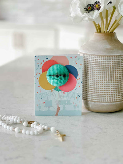 Balloon Bunch - Pop Up Card