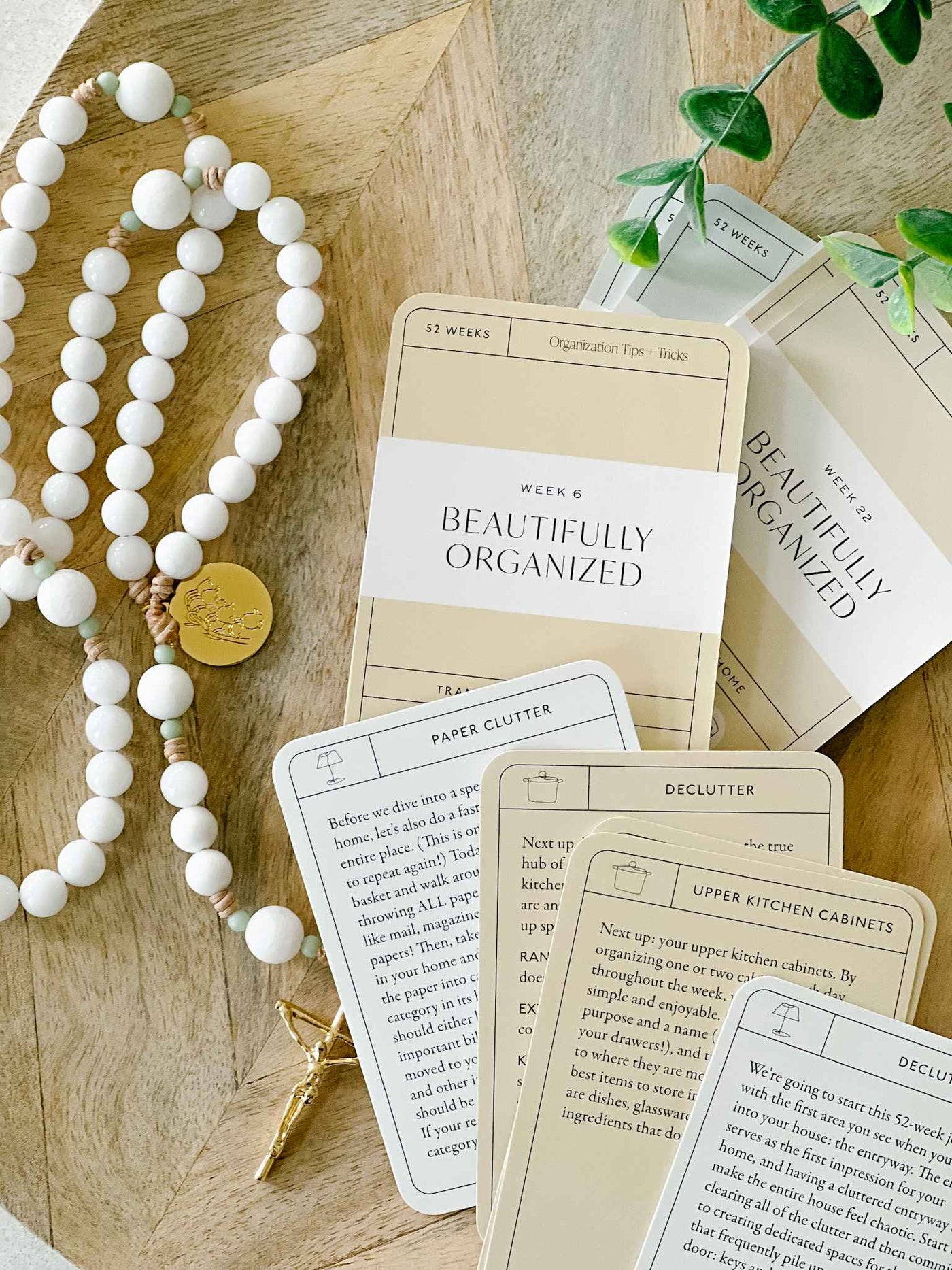 Beautifully Organized In 52 Weeks - Card Deck