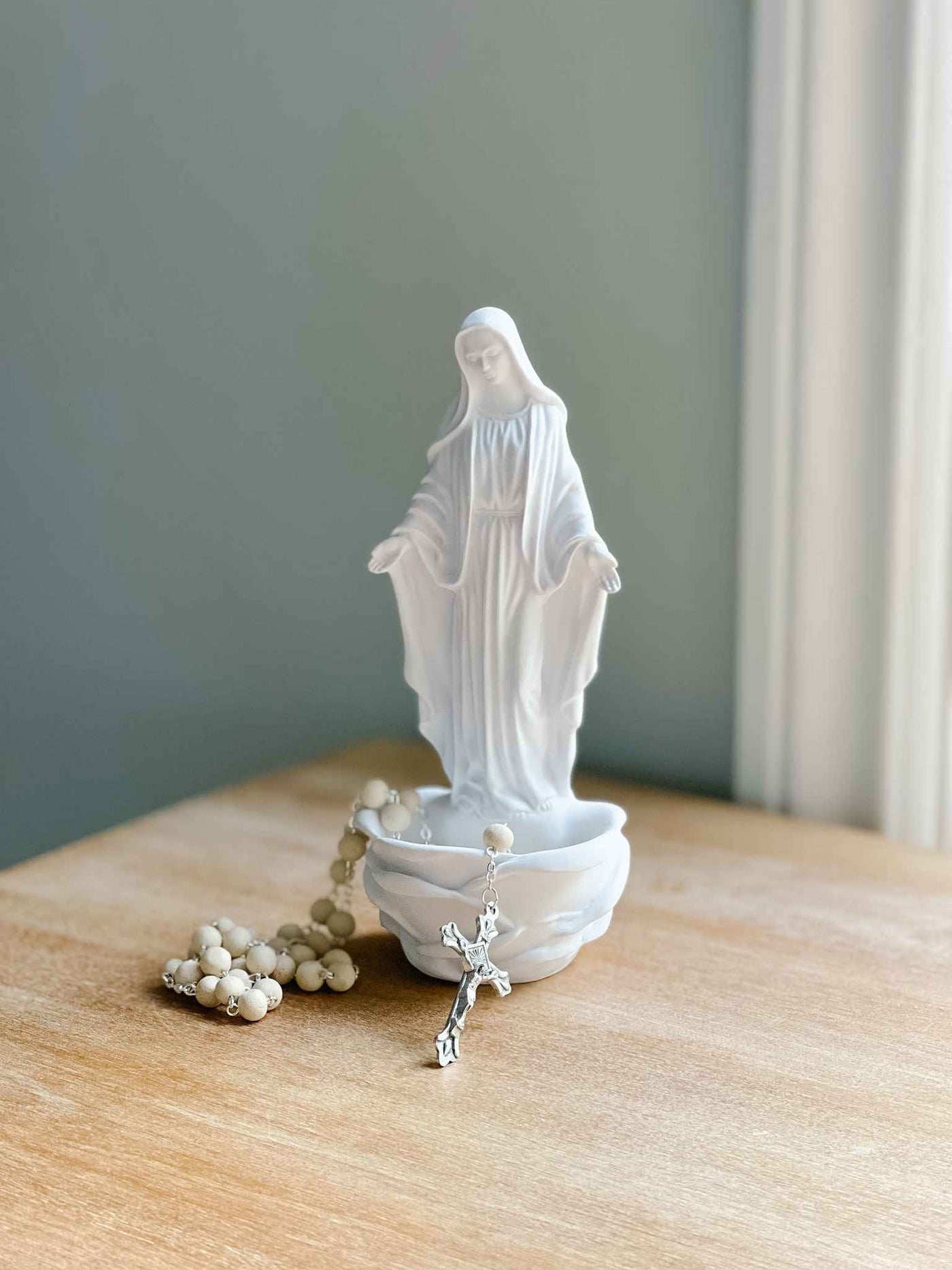 Blessed Mother Holy Water Font