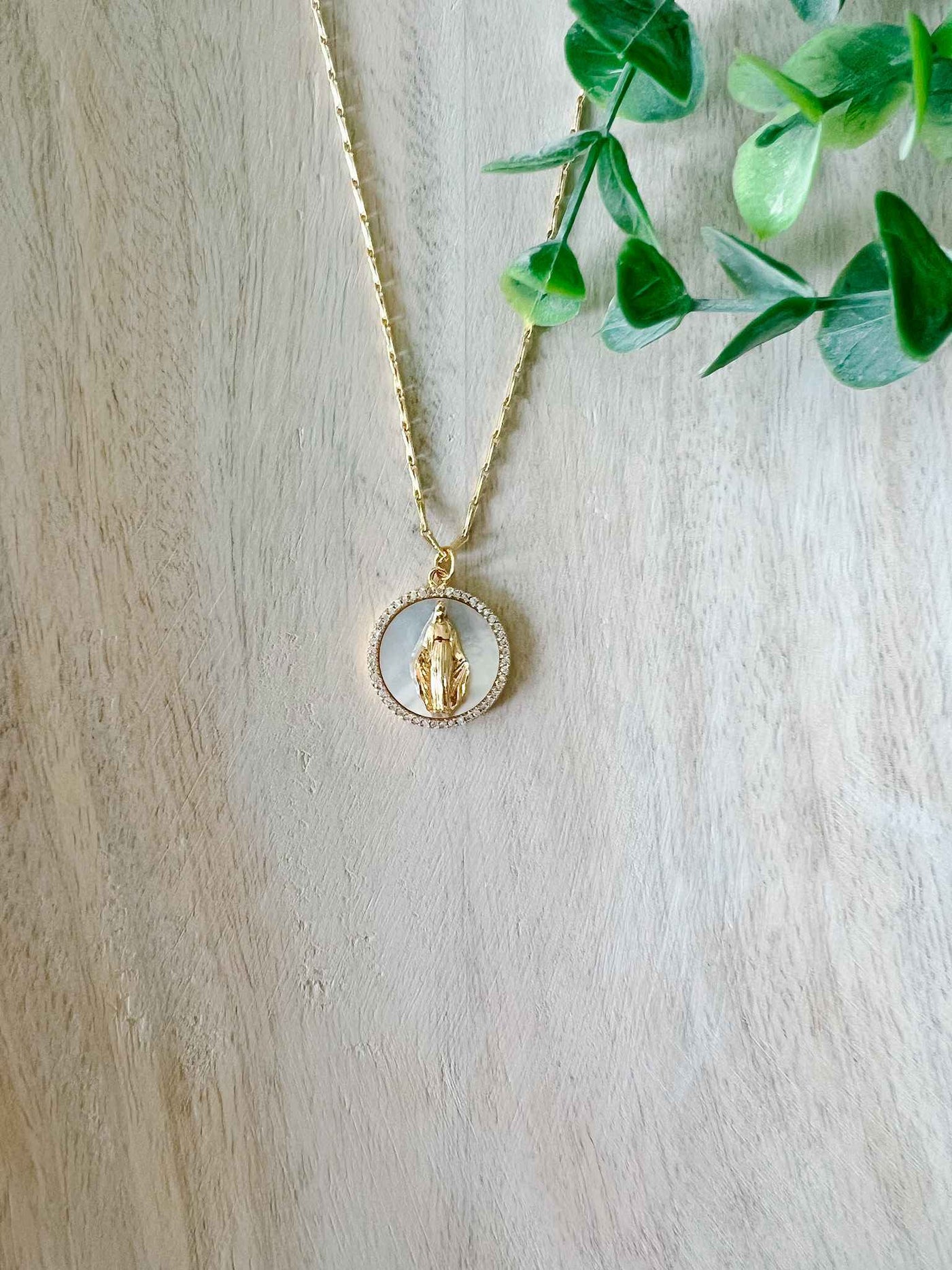 Blessed Mother of Pearl - Necklace
