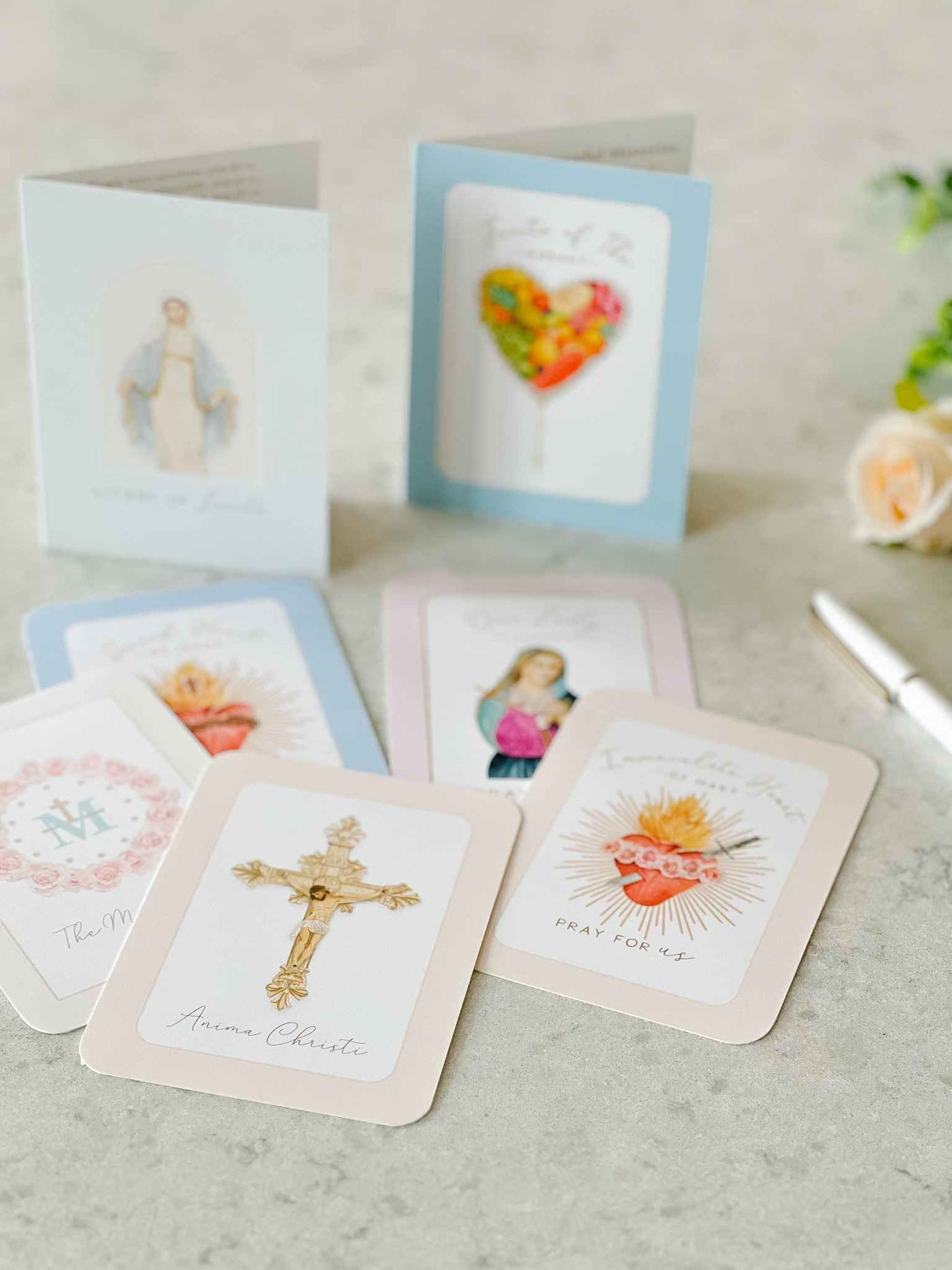 Catholic Monthly Devotion - Prayer Card Bundle