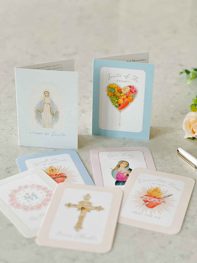 Catholic Monthly Devotion - Prayer Card Bundle