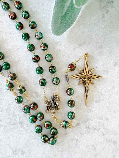 Christmas Nativity Star Rosary