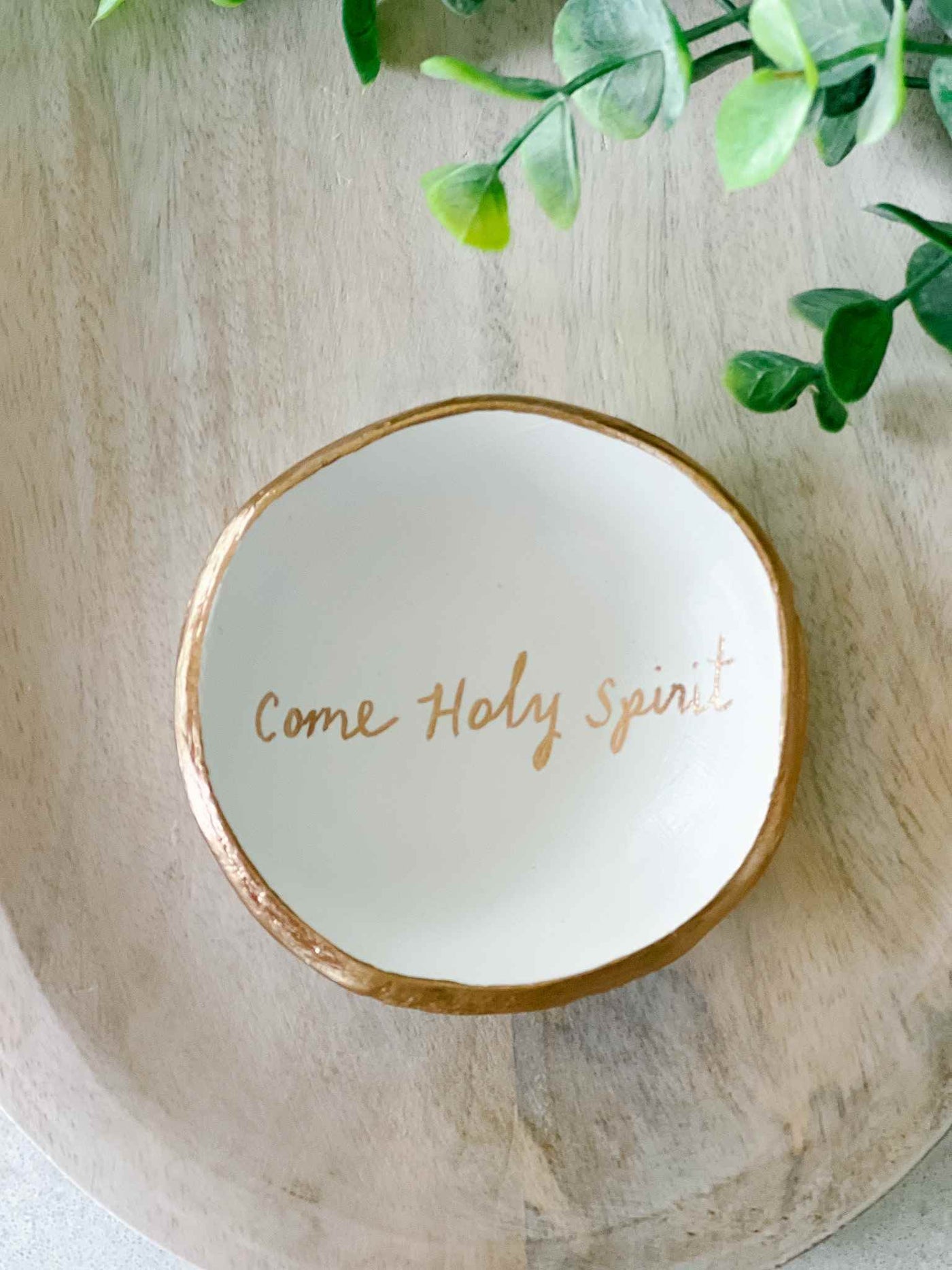 Come Holy Spirit Rosary Dish