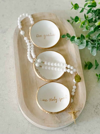 Come Holy Spirit Rosary Dish