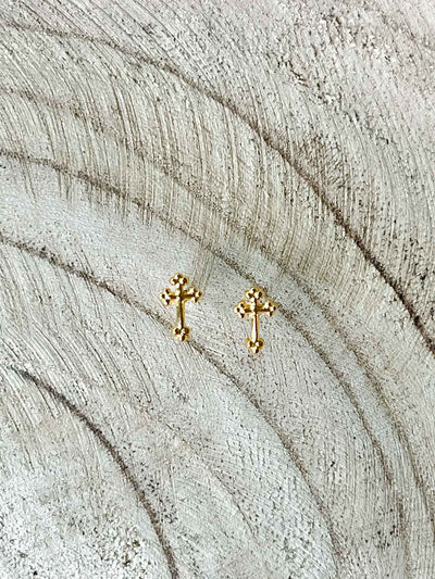 Cross Stud Earrings